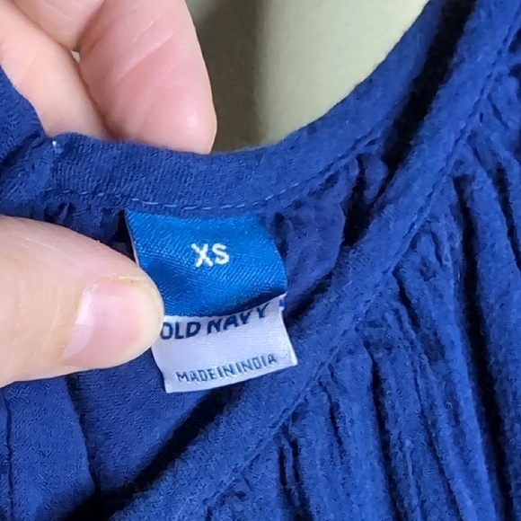 Old Navy Blue and Pink Tiered Sundress - Picture 2 of 5